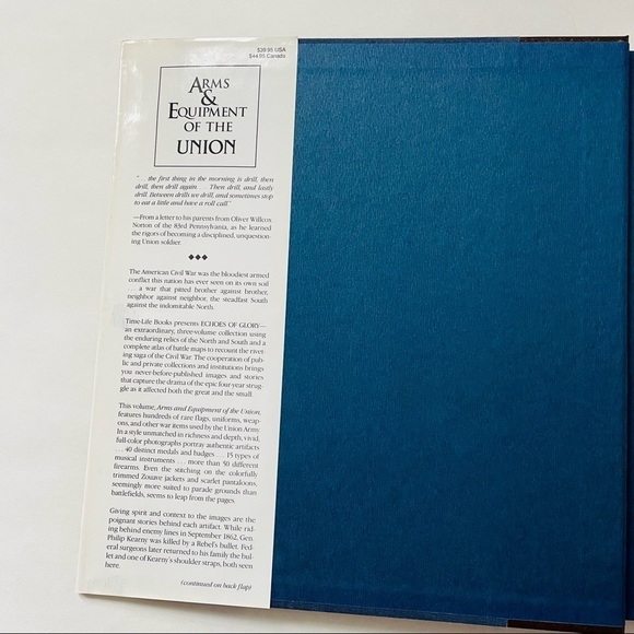 Hardcover Book Echoes of Glory Arms & Equipment of the Union Civil War Time Life - Picture 5 of 9